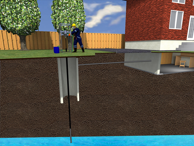 Бурение скважин в труднодоступных местах